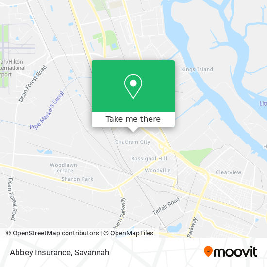 Abbey Insurance map