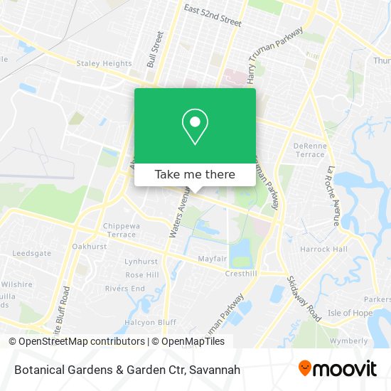 Botanical Gardens & Garden Ctr map