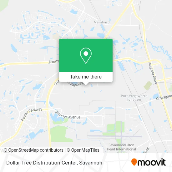Dollar Tree Distribution Center map