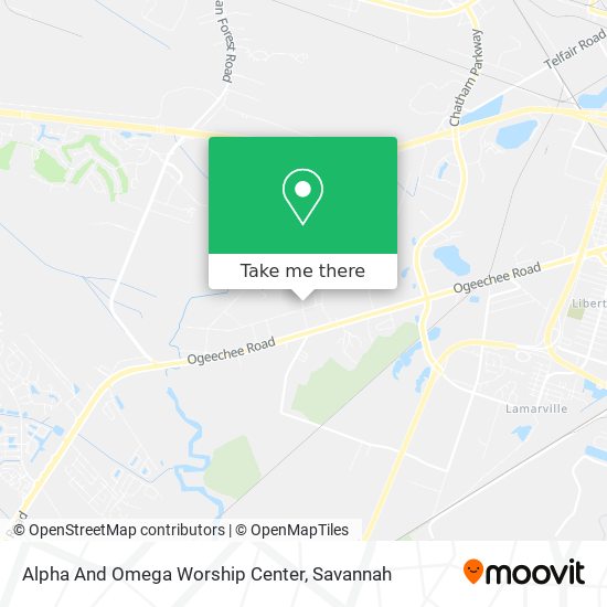 Mapa de Alpha And Omega Worship Center