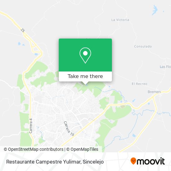 Restaurante Campestre Yulimar map