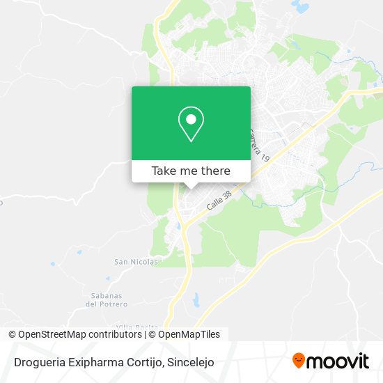 Drogueria Exipharma Cortijo map