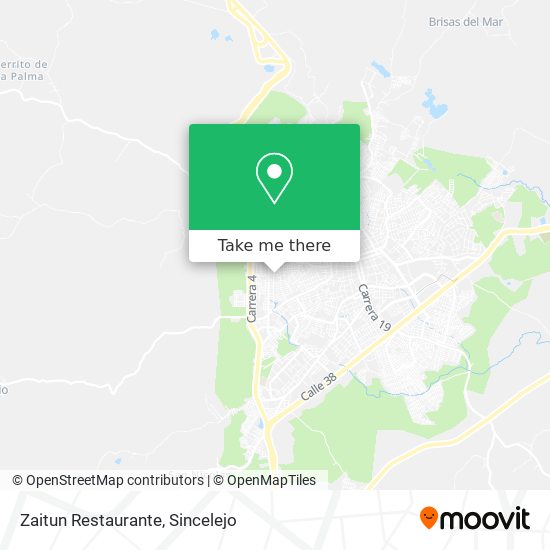 Zaitun Restaurante map