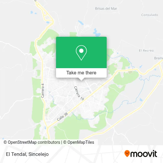 El Tendal map