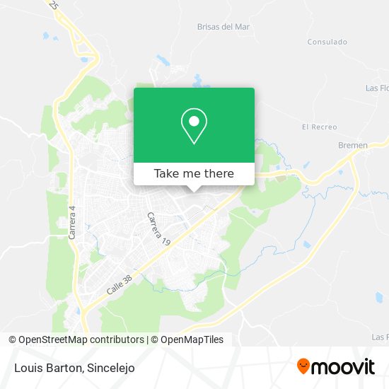 Mapa de Louis Barton