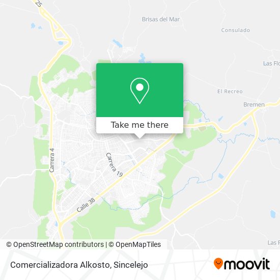 Comercializadora Alkosto map