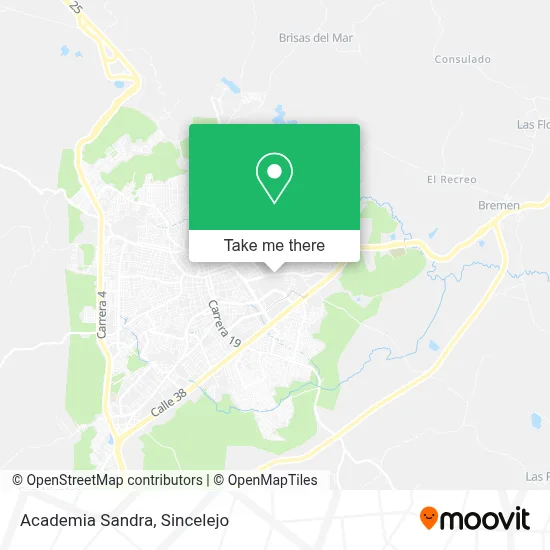 Academia Sandra map