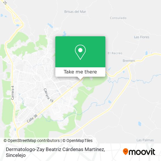 Dermatologo-Zay Beatriz Cárdenas Martínez map