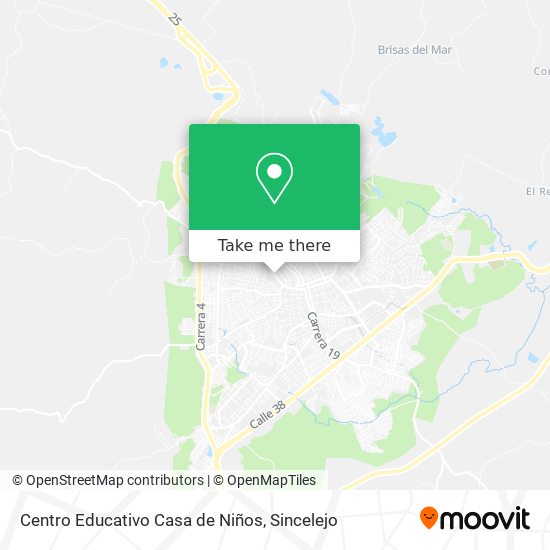Mapa de Centro Educativo Casa de Niños