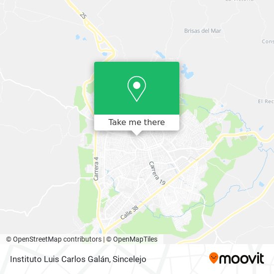 Instituto Luis Carlos Galán map