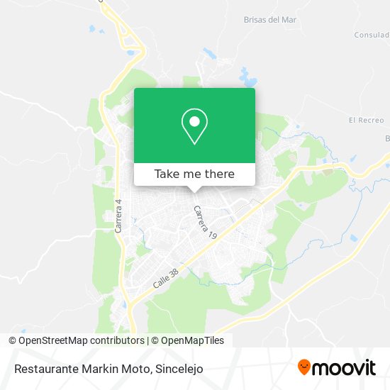 Restaurante Markin Moto map