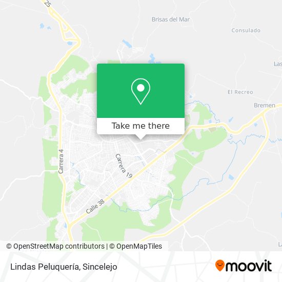 Lindas Peluquería map