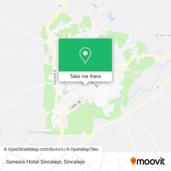 Genesis Hotel Sincelejo map