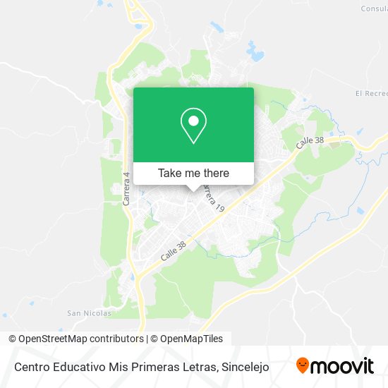 Centro Educativo Mis Primeras Letras map
