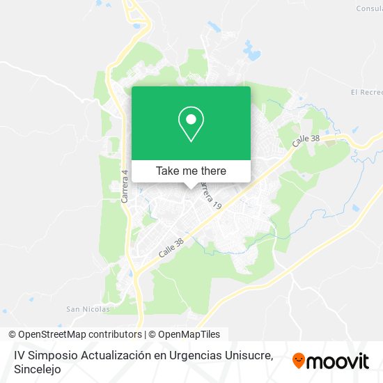 IV Simposio Actualización en Urgencias Unisucre map