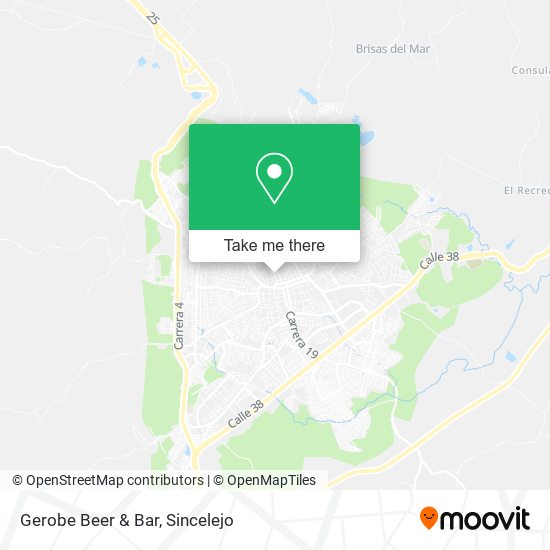 Mapa de Gerobe Beer & Bar