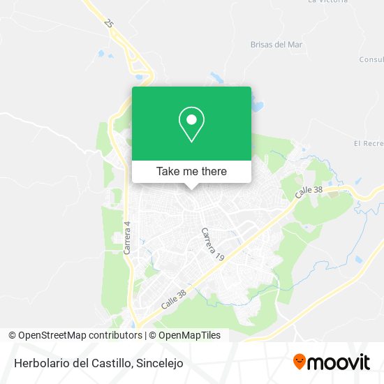 Herbolario del Castillo map