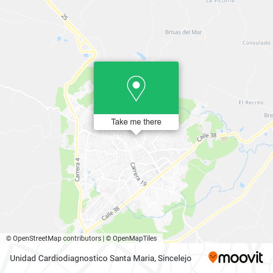 Unidad Cardiodiagnostico Santa Maria map