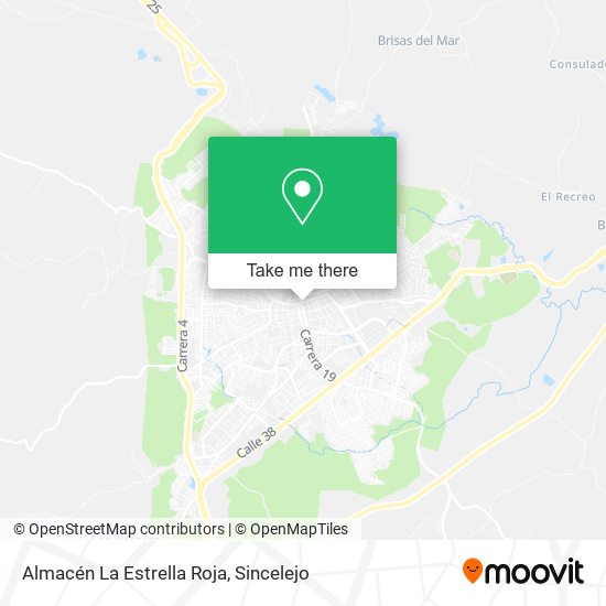 Mapa de Almacén La Estrella Roja