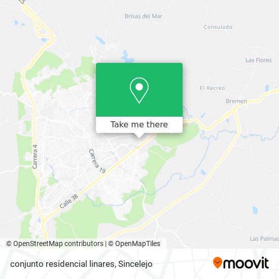 conjunto residencial linares map