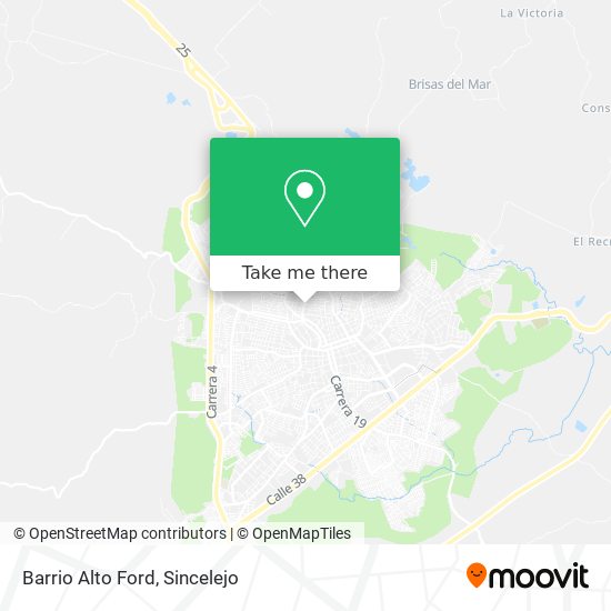 Barrio Alto Ford map