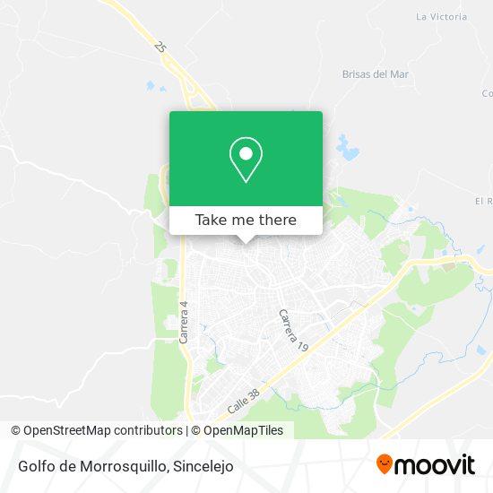 Golfo de Morrosquillo map