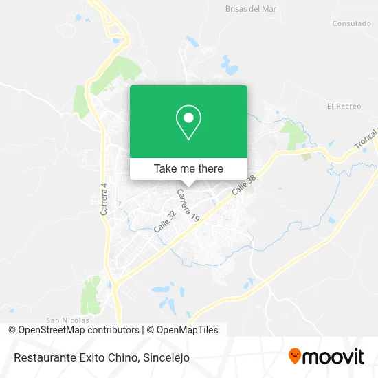 Restaurante Exito Chino map