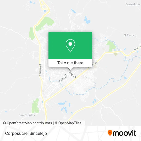 Corposucre map