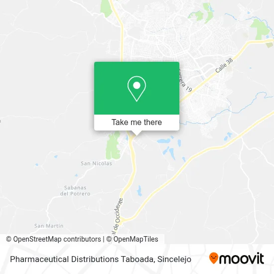 Pharmaceutical Distributions Taboada map