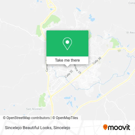 Sincelejo Beautiful Looks map