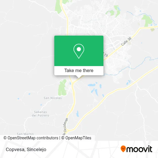 Copvesa map