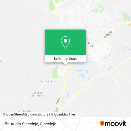 Bit Audio Sincelejo map
