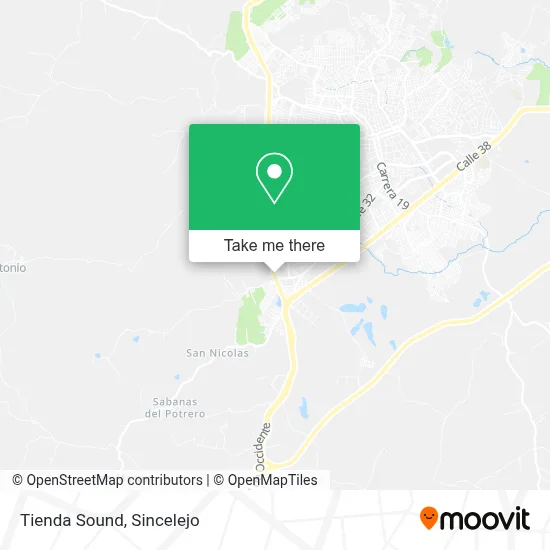 Tienda Sound map