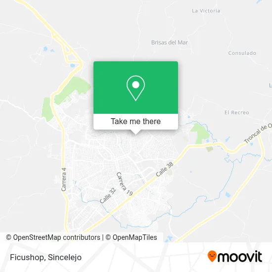 Ficushop map