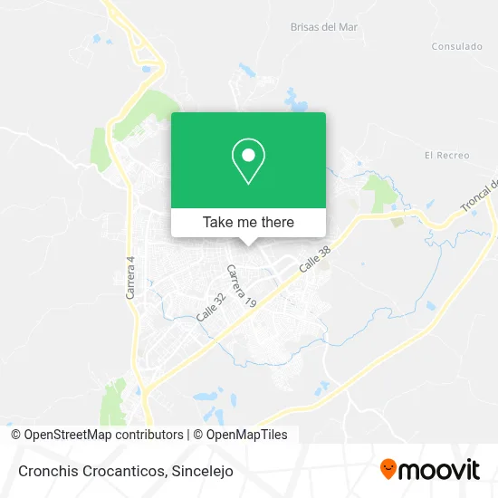 Cronchis Crocanticos map