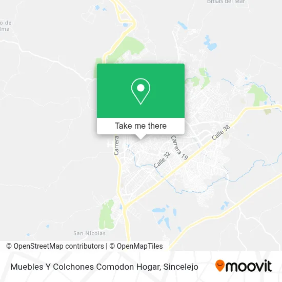 Muebles Y Colchones Comodon Hogar map