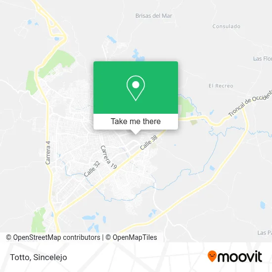 Totto map