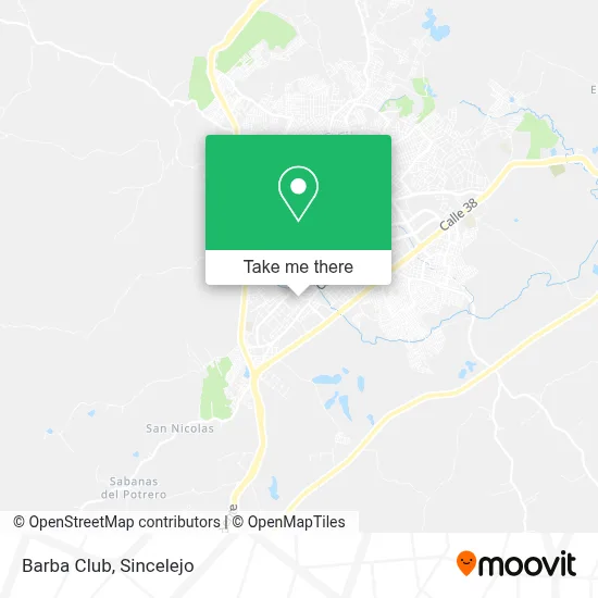 Barba Club map