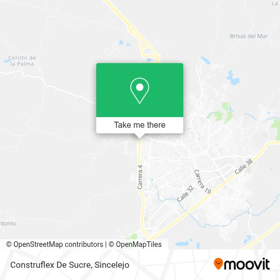 Construflex De Sucre map