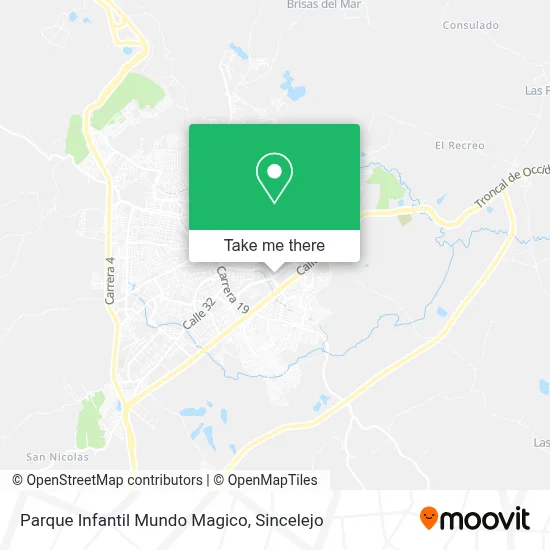 Parque Infantil Mundo Magico map
