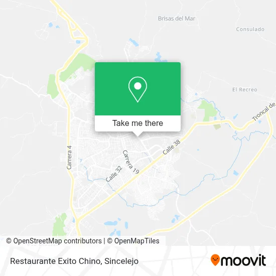 Restaurante Exito Chino map