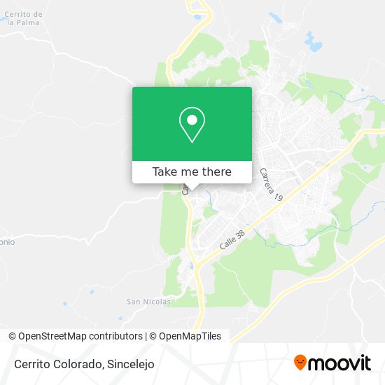 Cerrito Colorado map