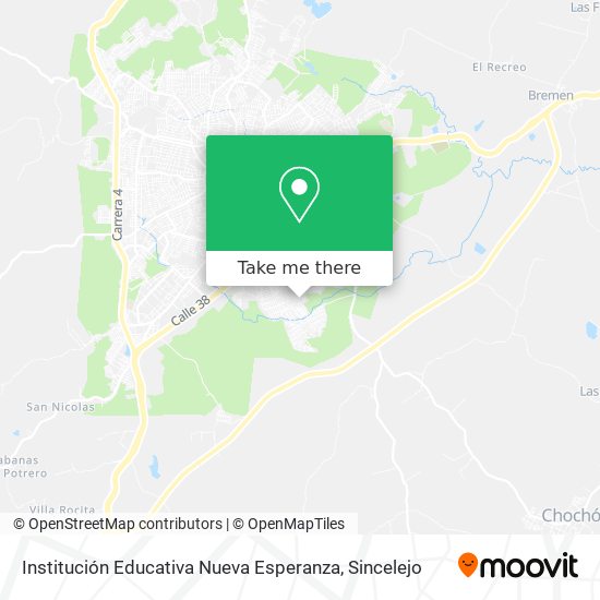 Institución Educativa Nueva Esperanza map