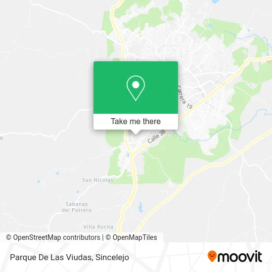 Parque De Las Viudas map