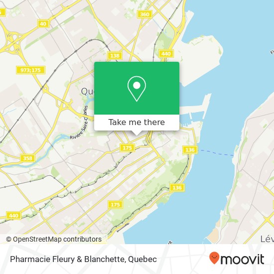 Pharmacie Fleury & Blanchette map