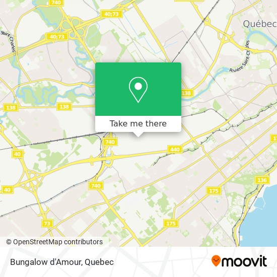 Bungalow d'Amour map