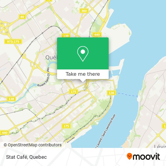Stat Café map