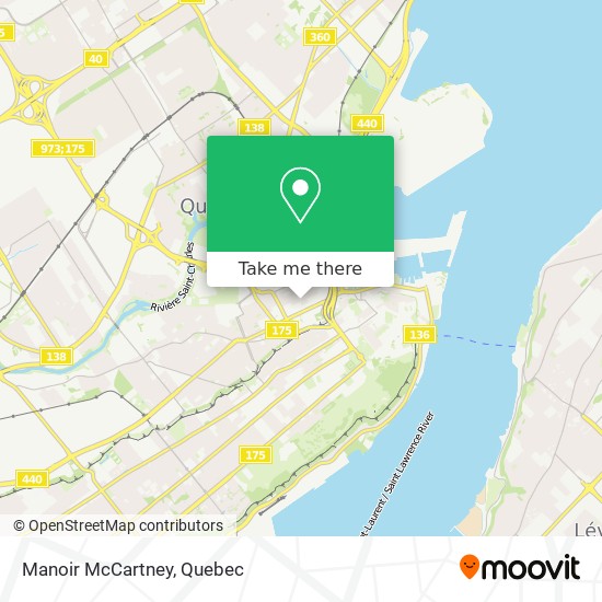 Manoir McCartney map