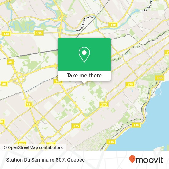 Station Du Seminaire 807 map