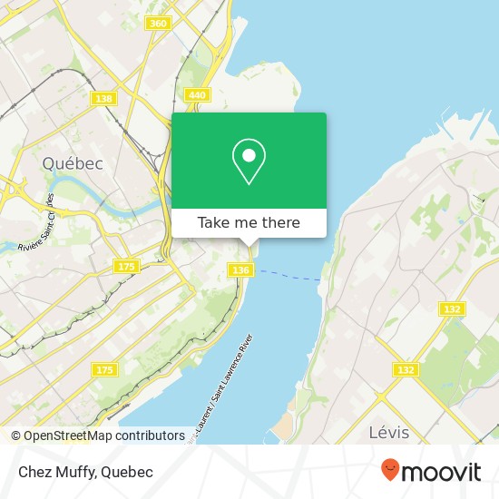 Chez Muffy map